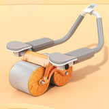 Maxbell Abdominal Roller Wheel Strength Training for Men Women Home Gym Accessory Orange
