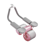 Maxbell Abdominal Roller Wheel Strength Training for Men Women Home Gym Accessory Pink