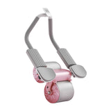 Maxbell Abdominal Roller Wheel Strength Training for Men Women Home Gym Accessory Pink