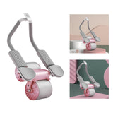 Maxbell Abdominal Roller Wheel Strength Training for Men Women Home Gym Accessory Pink