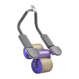 Maxbell Abdominal Roller Wheel Strength Training for Men Women Home Gym Accessory Violet