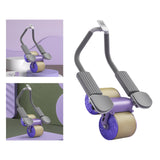 Maxbell Abdominal Roller Wheel Strength Training for Men Women Home Gym Accessory Violet
