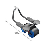 Maxbell Abdominal Roller Wheel Strength Training for Men Women Home Gym Accessory Blue