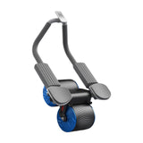 Maxbell Abdominal Roller Wheel Strength Training for Men Women Home Gym Accessory Blue