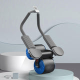 Maxbell Abdominal Roller Wheel Strength Training for Men Women Home Gym Accessory Blue