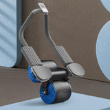 Maxbell Abdominal Roller Wheel Strength Training for Men Women Home Gym Accessory Blue