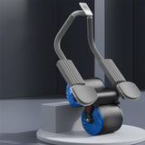 Maxbell Abdominal Roller Wheel Strength Training for Men Women Home Gym Accessory Blue