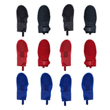 Maxbell Baseball Sliding Mitt Glove for Softball Base Running Adjustable Strap Leak Finger Left Hands Black