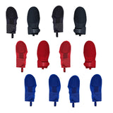 Maxbell Baseball Sliding Mitt Glove for Softball Base Running Adjustable Strap Leak Finger Left Hands Black