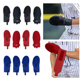 Maxbell Baseball Sliding Mitt Glove for Softball Base Running Adjustable Strap Leak Finger Left Hands Black