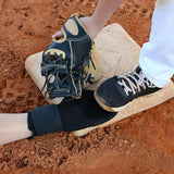 Maxbell Baseball Sliding Mitt Glove for Softball Base Running Adjustable Strap Not Leak Finger Right Hand Black