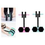 Maxbell Ab Roller Wheel Exercise Equipment Professional Abdominal Roller for Home Pink