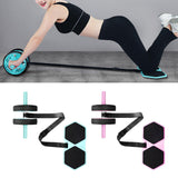 Maxbell Ab Roller Wheel Exercise Equipment Professional Abdominal Roller for Home Pink