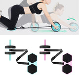 Maxbell Ab Roller Wheel Exercise Equipment Professional Abdominal Roller for Home Pink