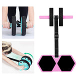 Maxbell Ab Roller Wheel Exercise Equipment Professional Abdominal Roller for Home Pink