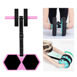 Maxbell Ab Roller Wheel Exercise Equipment Professional Abdominal Roller for Home Pink
