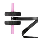 Maxbell Ab Roller Wheel Exercise Equipment Professional Abdominal Roller for Home Pink