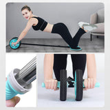 Maxbell Ab Roller Wheel Exercise Equipment Professional Abdominal Roller for Home Green