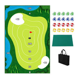 Maxbell Chipping Golf Game Mat Swing Trainer Training for Home Office Equipment 3mm