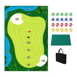 Maxbell Chipping Golf Game Mat Swing Trainer Training for Home Office Equipment 5mm sponge