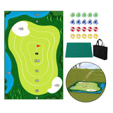 Maxbell Chipping Golf Game Mat Swing Trainer Training for Home Office Equipment 5mm sponge