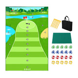 Maxbell Golf Hitting Mat Practice Mat Golf Game Set for Backyard Beginners Equipment sponge mat nail