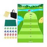 Maxbell Golf Hitting Mat Practice Mat Golf Game Set for Backyard Beginners Equipment sponge mat nail