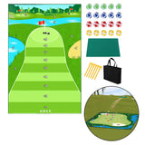 Maxbell Golf Hitting Mat Practice Mat Golf Game Set for Backyard Beginners Equipment sponge mat nail