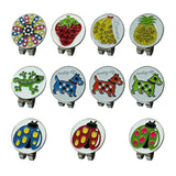 Maxbell Golf Ball Marker Durable Lightweight Holder for Golf Accessories Flower