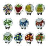 Maxbell Golf Ball Marker Durable Lightweight Holder for Golf Accessories Flower