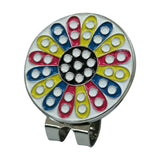 Maxbell Golf Ball Marker Durable Lightweight Holder for Golf Accessories Flower