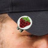 Maxbell Golf Ball Marker Durable Lightweight Holder for Golf Accessories Strawberry