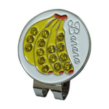 Maxbell Golf Ball Marker Durable Lightweight Holder for Golf Accessories Banana