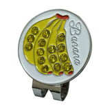 Maxbell Golf Ball Marker Durable Lightweight Holder for Golf Accessories Banana