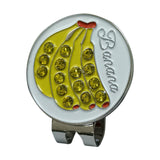 Maxbell Golf Ball Marker Durable Lightweight Holder for Golf Accessories Banana