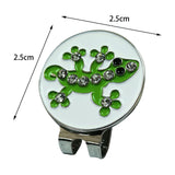 Maxbell Golf Ball Marker Durable Lightweight Holder for Golf Accessories Lizard