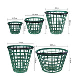 Maxbell 5x Golf Ball Basket with Handle Lightweight Sturdy Nylon Golfball Container