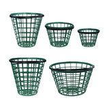 Maxbell 5x Golf Ball Basket with Handle Lightweight Sturdy Nylon Golfball Container