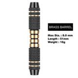 Maxbell 3x Dart Barrels Only Dart Accessories for Soft Tip Dart and Steel Tip Dart