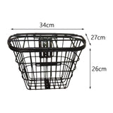 Maxbell Bike Front Rear Basket Sundries Container Removable for Mountain Bikes