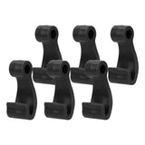 Maxbell 6Pcs Kayak Lashing Hooks J Hooks Fishing Raft Bungee Shock Cords Hooks Black