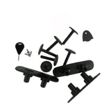 Maxbell 3 Pieces Surfboard Fin Plugs PVC Fin Mount Surfboard Accessories Surfing