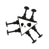 Maxbell 3 Pieces Surfboard Fin Plugs PVC Fin Mount Surfboard Accessories Surfing