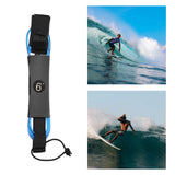 Maxbell Surfing Leash Leg Rope 5mm Thick Adjustable Elastic Paddle Board Ankle Strap