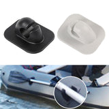 Maxbell Kayak Paddle Holder Clip Replacement Deck Mounted for Marine Inflatable Boat Black