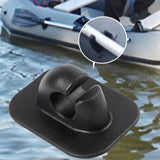 Maxbell Kayak Paddle Holder Clip Replacement Deck Mounted for Marine Inflatable Boat Black