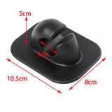 Maxbell Kayak Paddle Holder Clip Replacement Deck Mounted for Marine Inflatable Boat Black