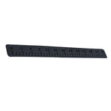 Maxbell 39" Fish Ruler for Boat Accurate 6mm Thickness High Density for Sailboats dark gray black
