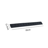 Maxbell 39" Fish Ruler for Boat Accurate 6mm Thickness High Density for Sailboats dark gray black