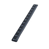 Maxbell 39" Fish Ruler for Boat Accurate 6mm Thickness High Density for Sailboats dark gray white